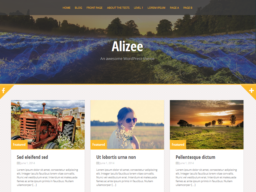 Alizee Free WordPress Theme