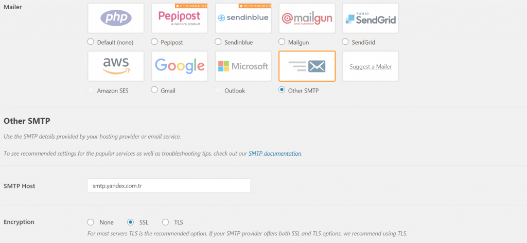 WordPress SMTP mail ayarları nasıl yapılır? - Eklenti Ayarları Ekranı - 2