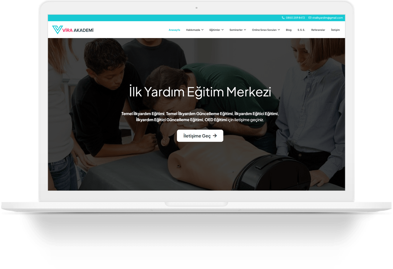 vira akademi wordpress web sitesi tasarimi