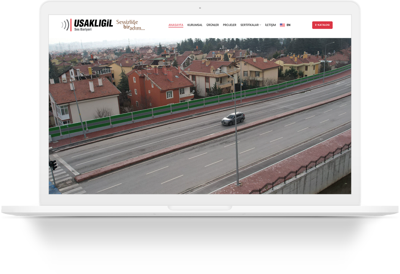 usakligil ses bariyeri wordpress web site tasarimi