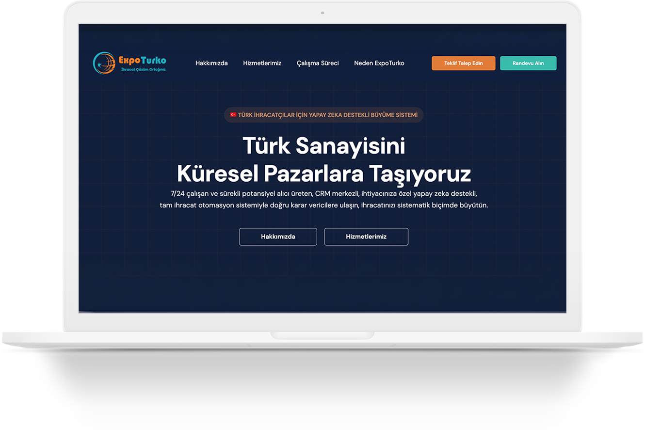 expoturko wordpress web sitesi tasarimi