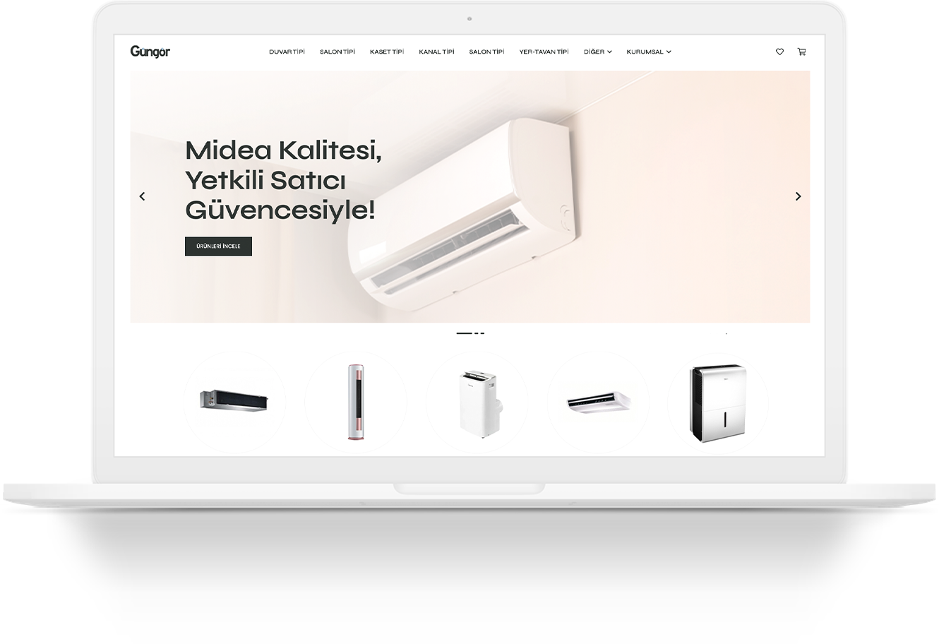 mideaturkey wordpress web site tasarimi